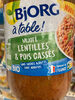 Mijoté Lentilles et Pois Cassés - Product