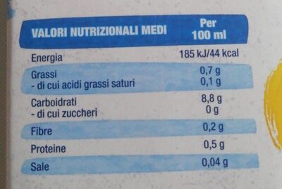 Bjiorg riso - Nutrition facts - it