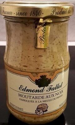 Moutarde aux Noix Fabriquée à la Meule de Pierre - Produit