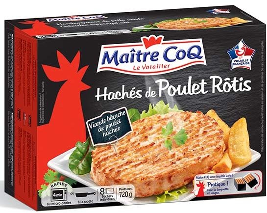 Hachés de poulet rôtis 720g étui - Product - fr