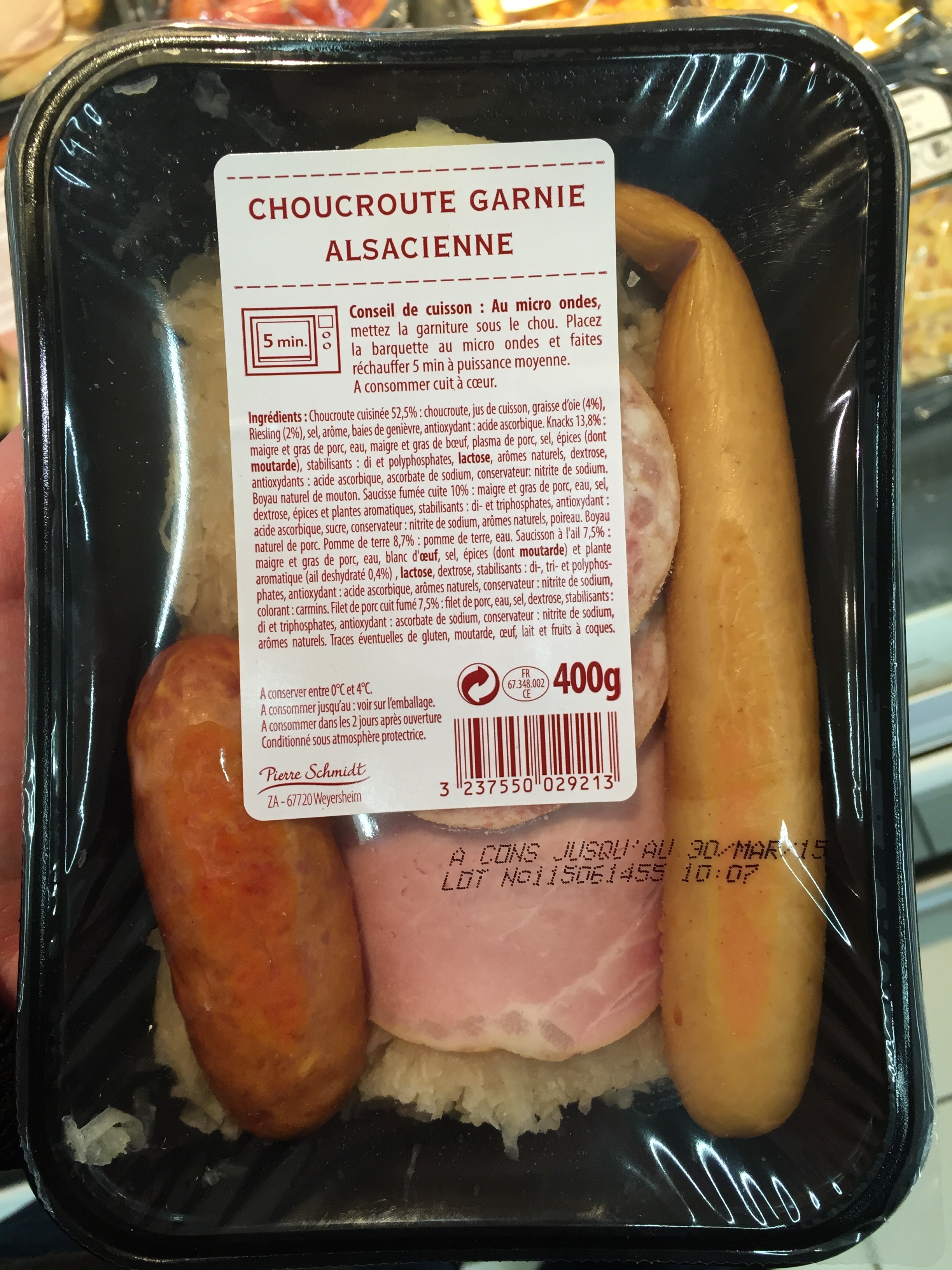 Choucroute garnie alsacienne - Product - fr