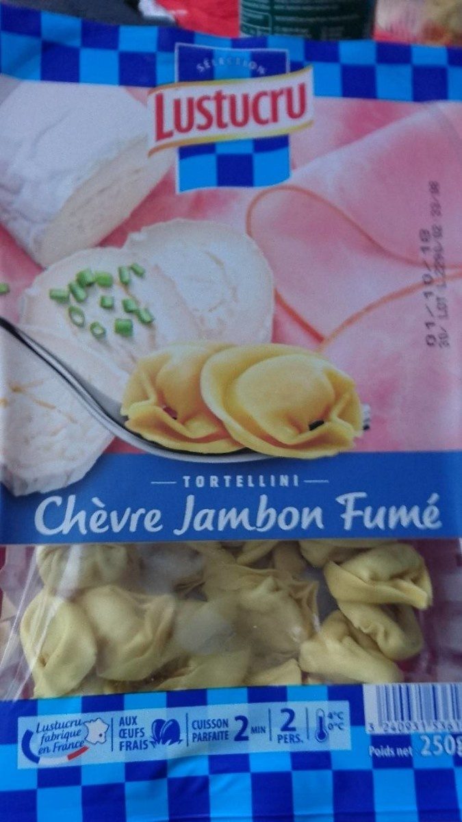 Tortellini chèvre jambon fumé - Produit