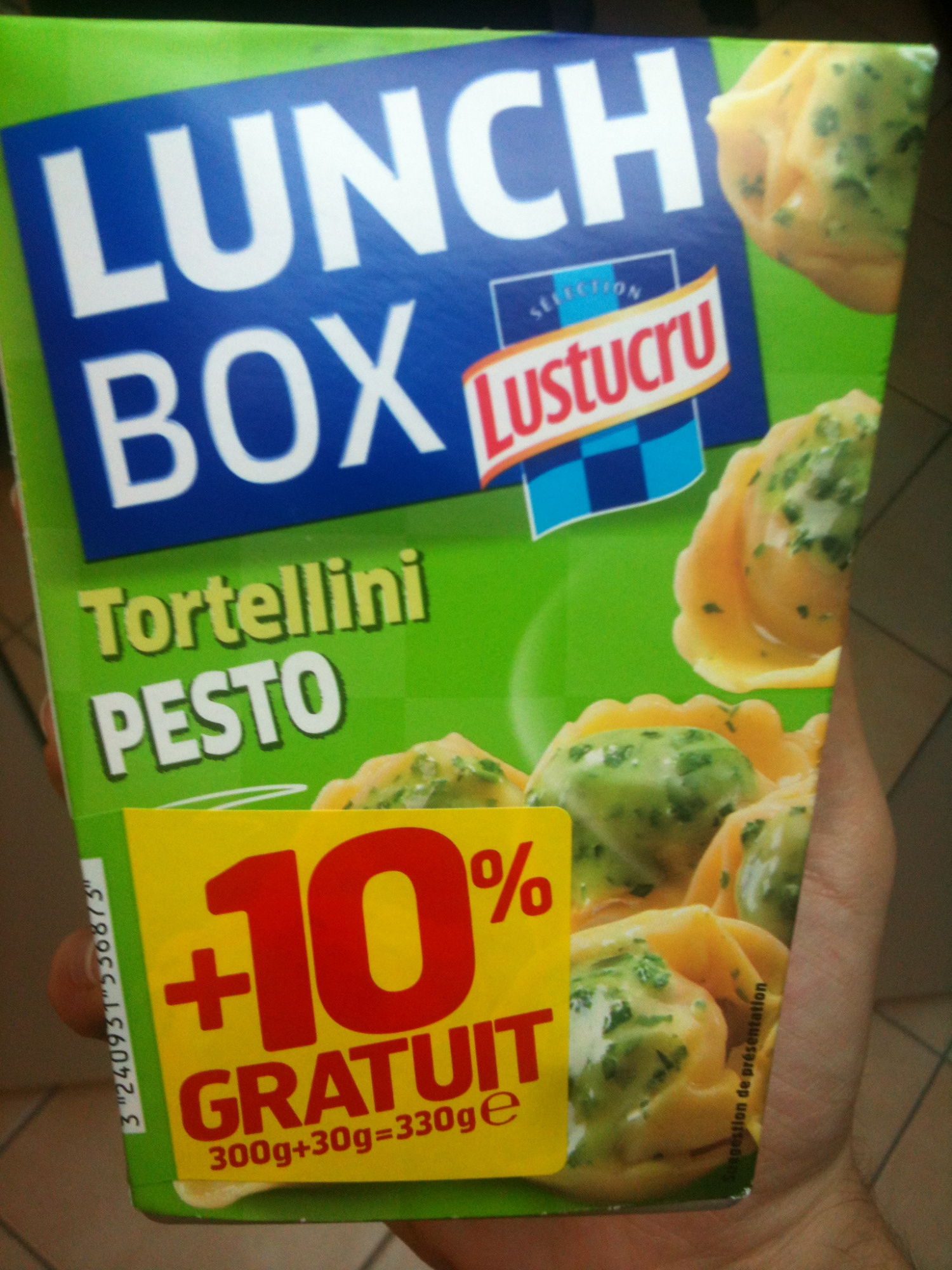 Tortellini Pesto (+ 10 % Gratuit), LunchBox - Produit