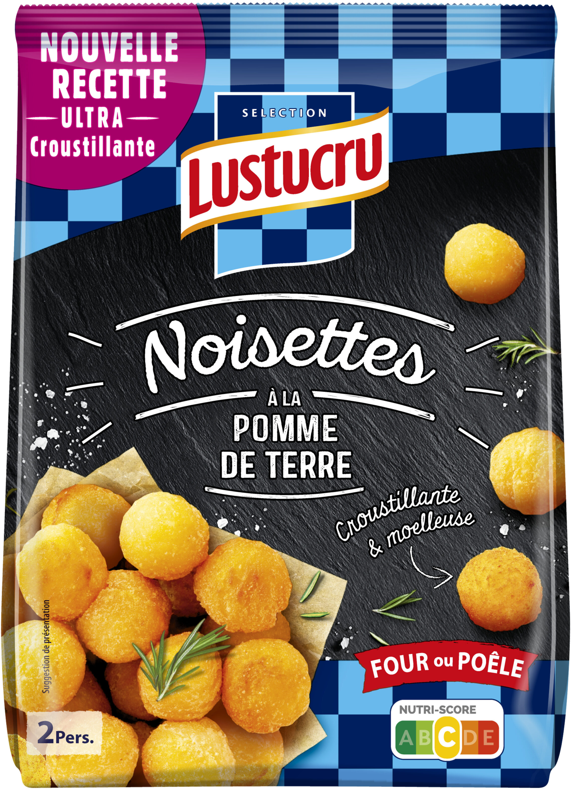 Lustucru tendres noisettes a poeler nature - Product - fr