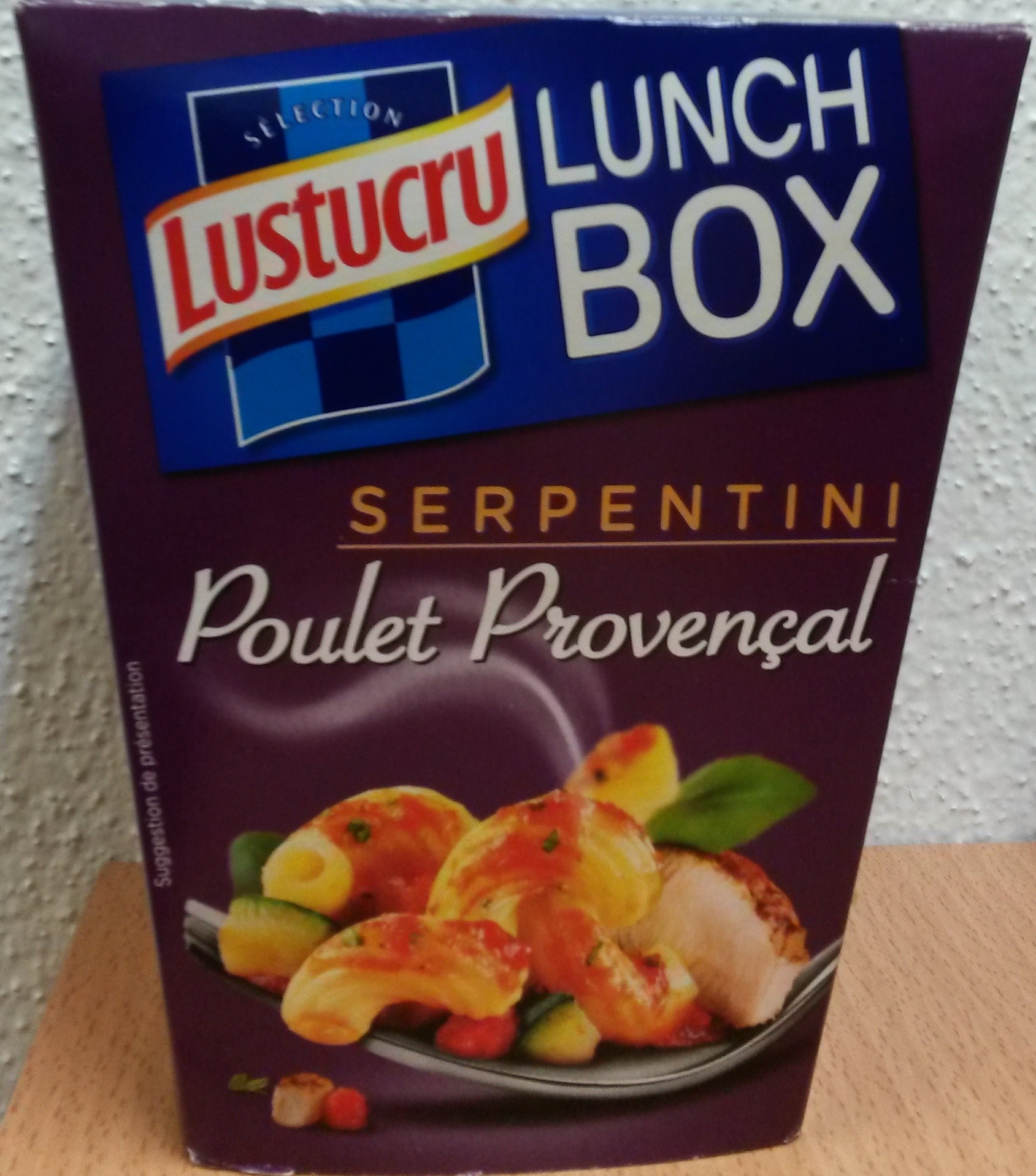 Lunch Box Serpentini Poulet Provençal - Produit