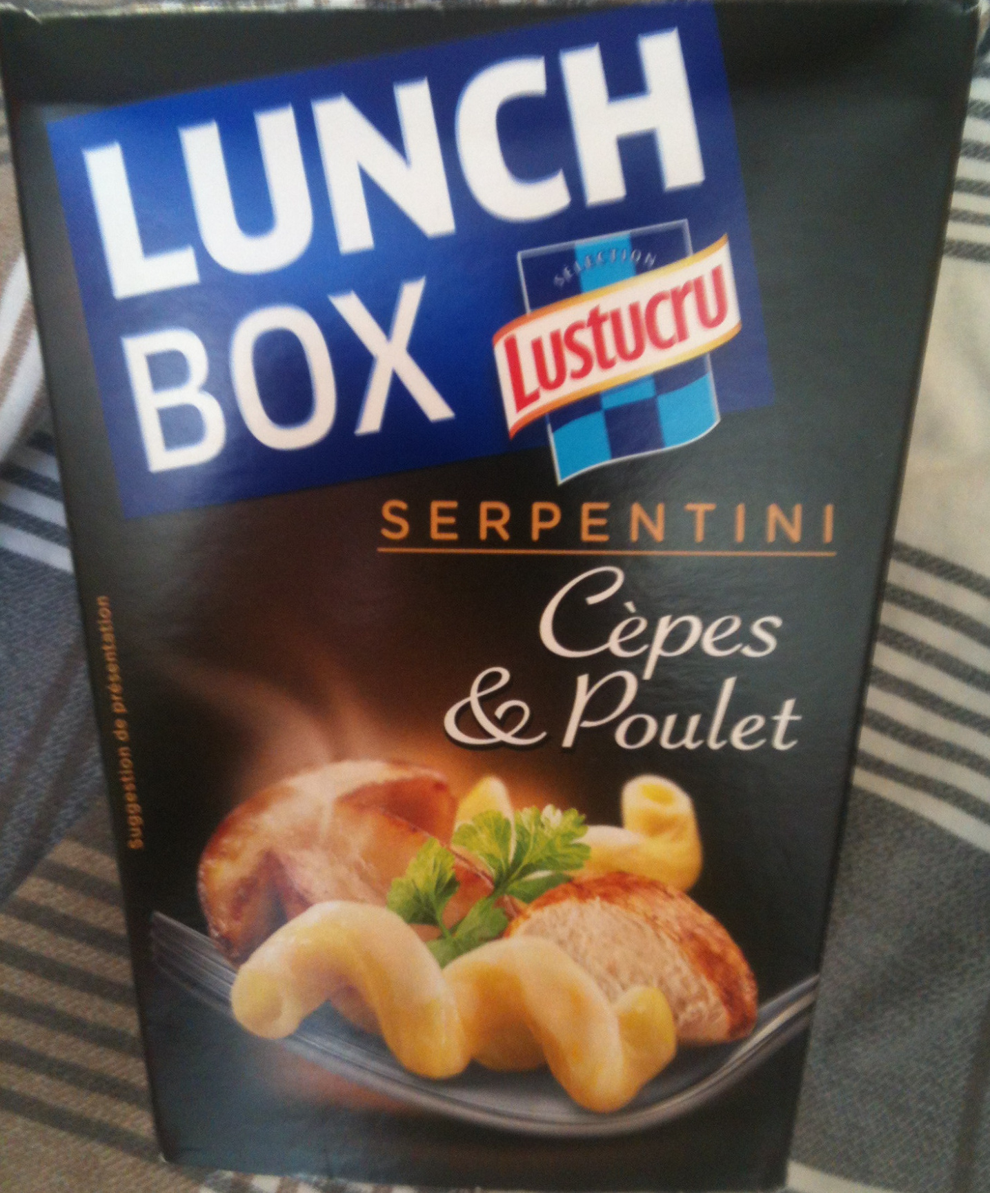 Serpentini Cèpes & Poulet, LunchBox - Produit