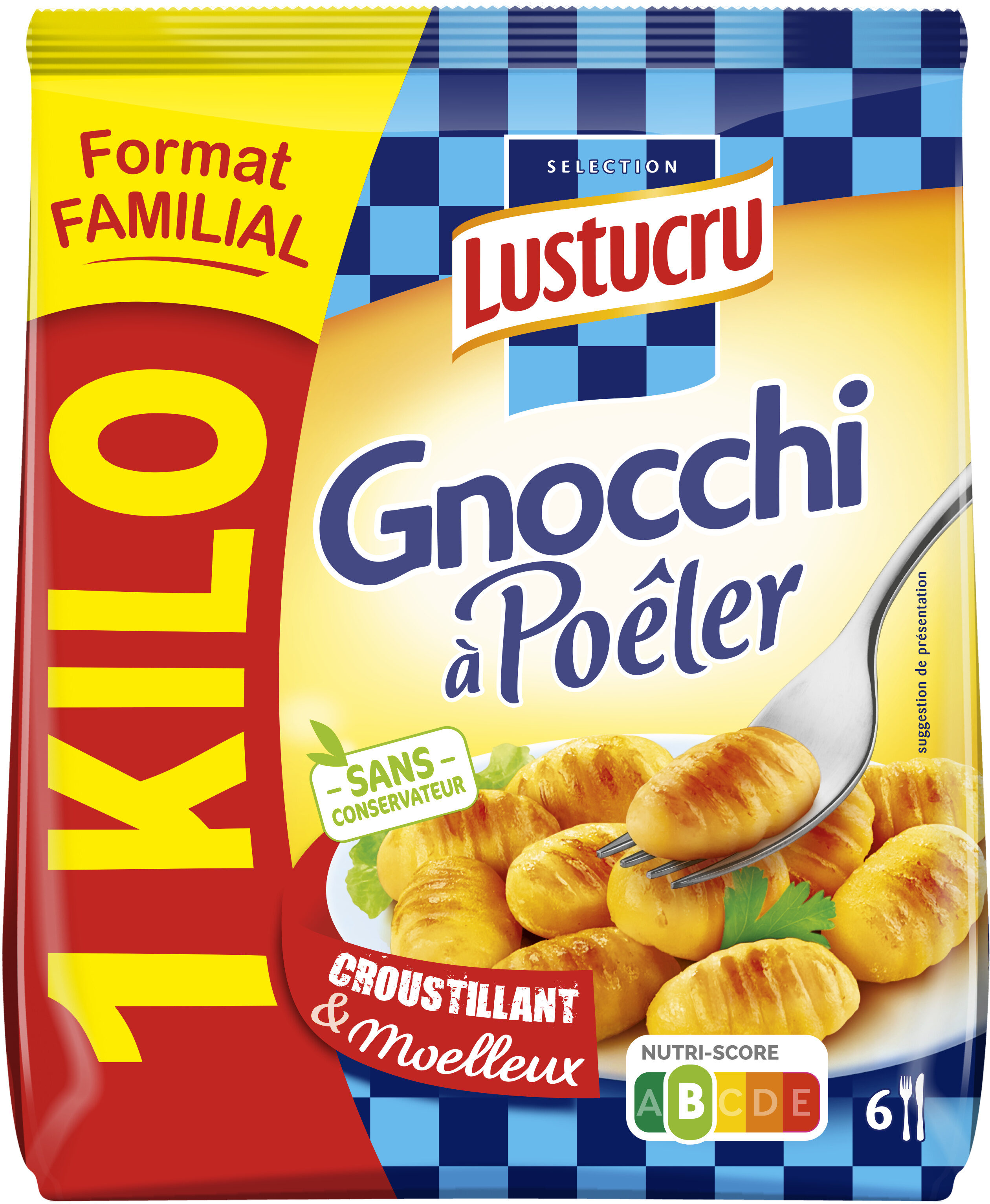 Gnocchi a poêler Lustucru - 1KG - Produkt - fr