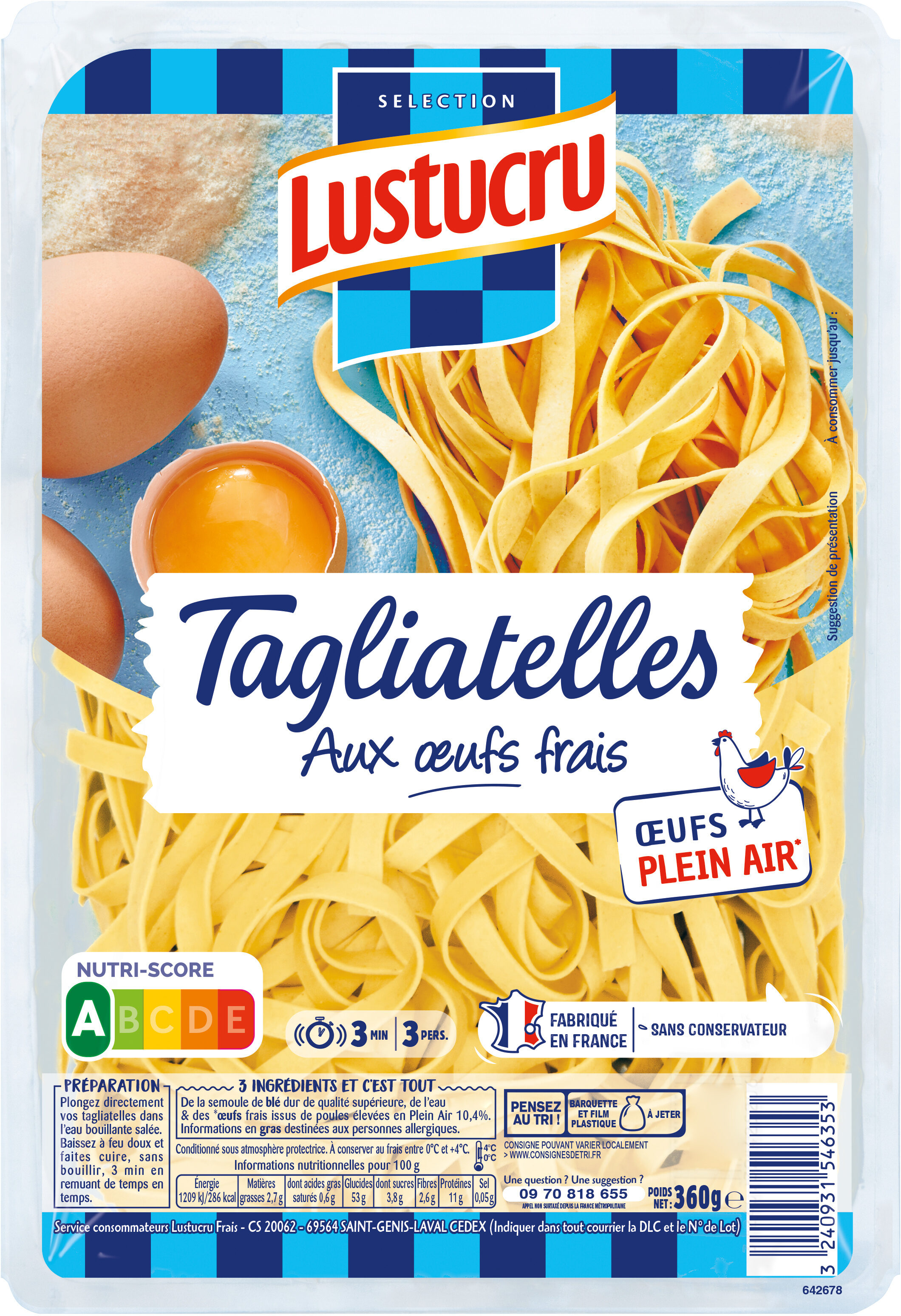 Tagliatelles aux œufs frais - Producto - fr