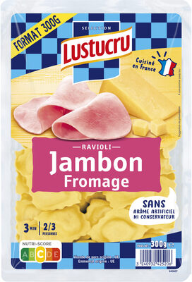 Lustucru ravioli jambon fromage 300g - Produit