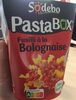 Pasta Box fusilli à la bolognaise - نتاج