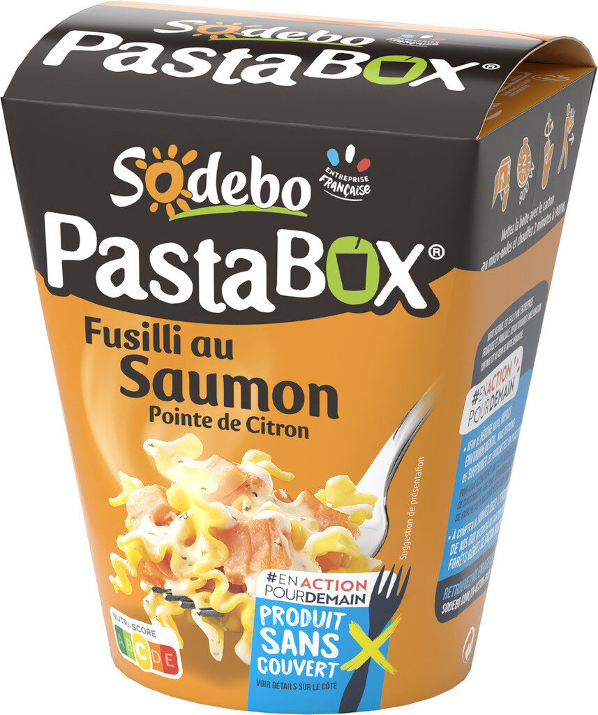 PastaBox - Fusilli au Saumon et Pointe de citron - Product - fr