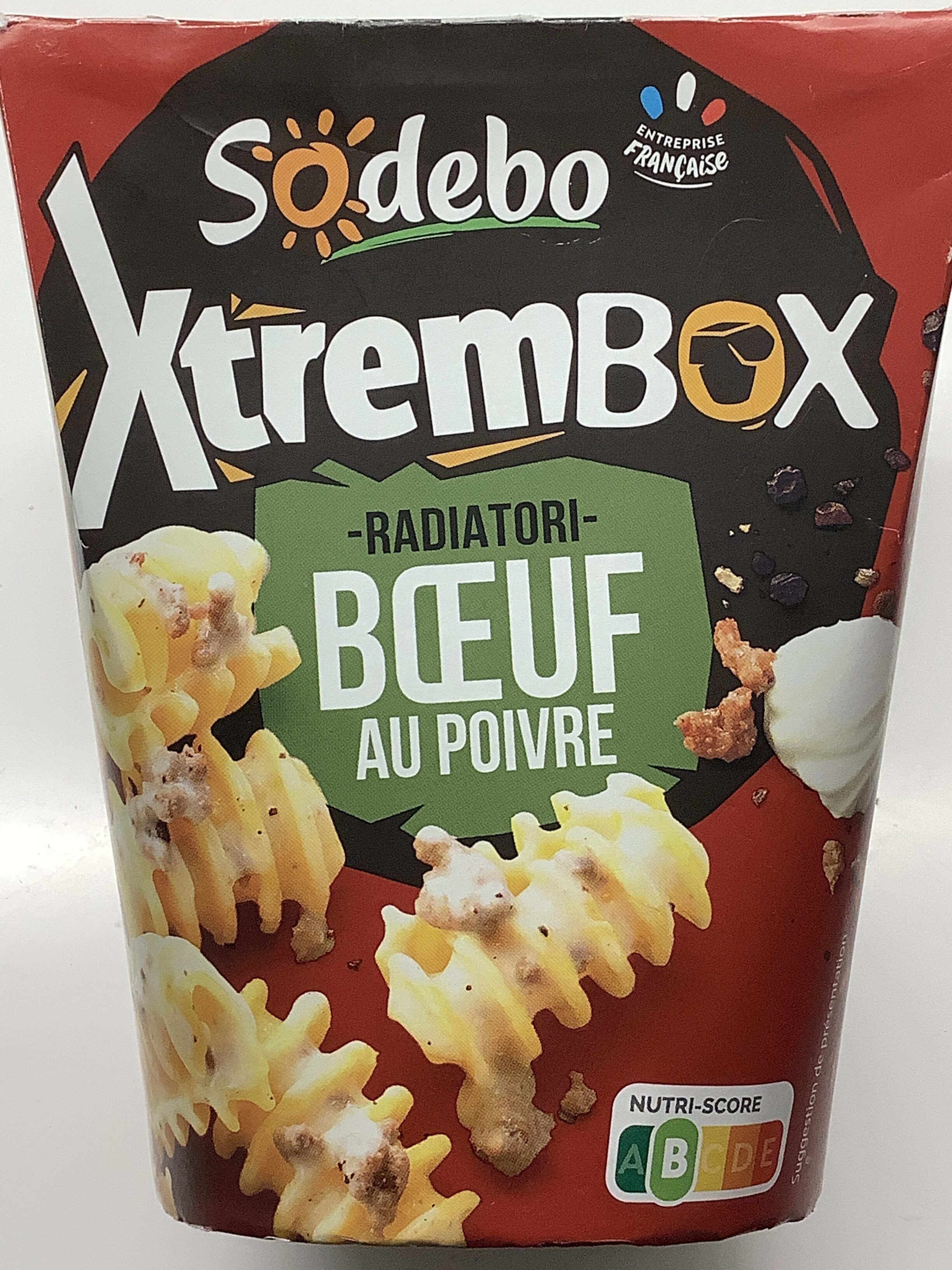 XtremBox - Radiatori  Bœuf Sauce au poivre - Produkt - fr