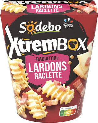 Xtrembox radiatori lardons raclette - Product
