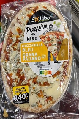 Pizzalina Di Nino mozarella bleu grana padano - Produit