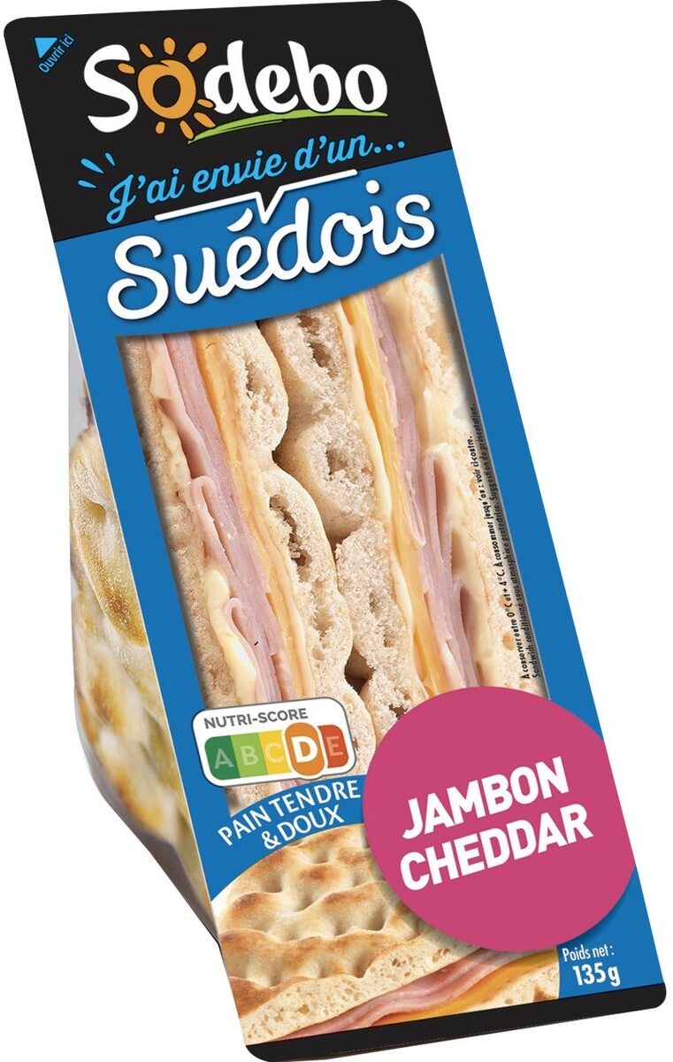 Suédois jambon cheddar - Product - fr