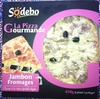 La pizza gourmande Jambon Fromage - Produit