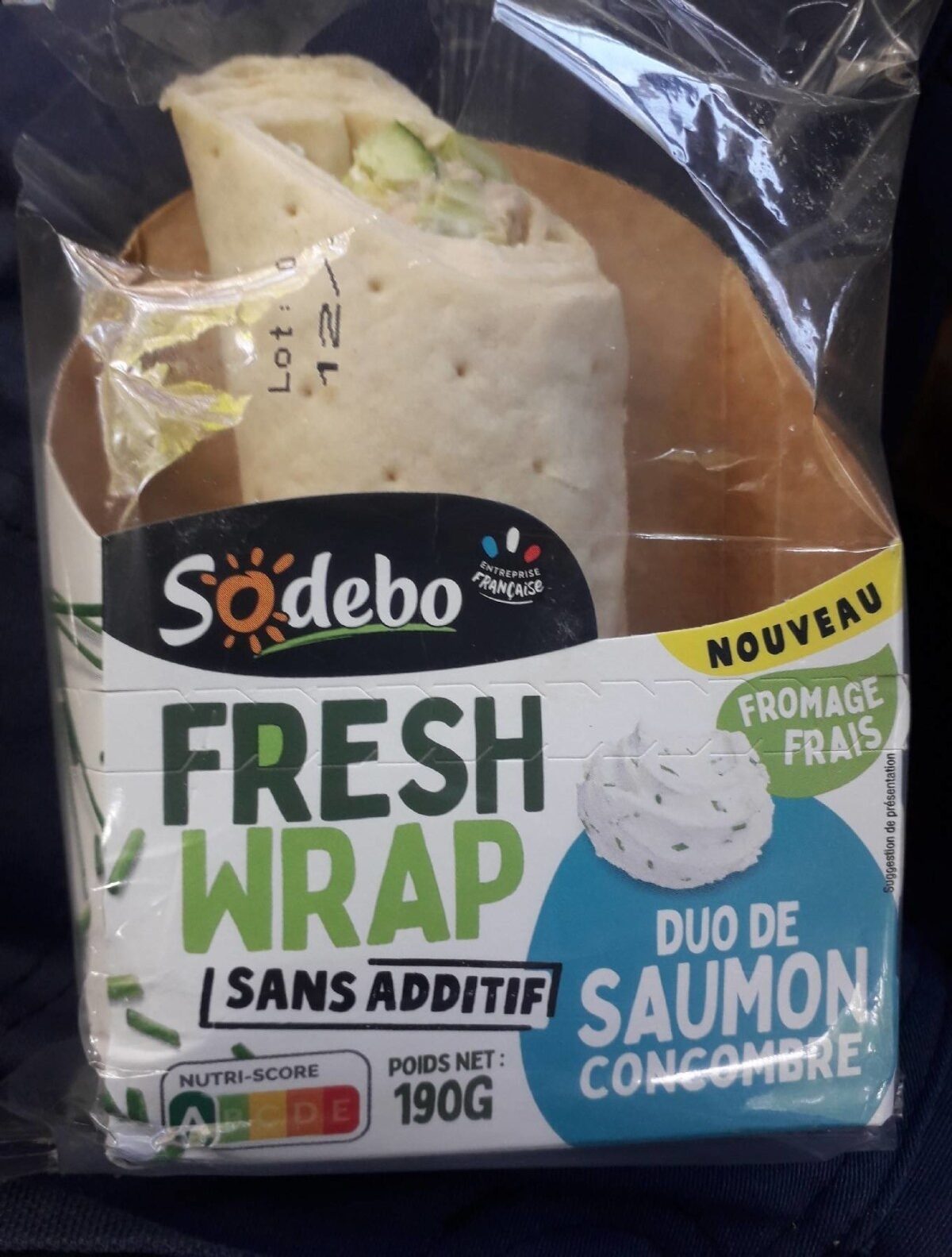 Fresh wrap - duo de saumon/concombre - Product - fr