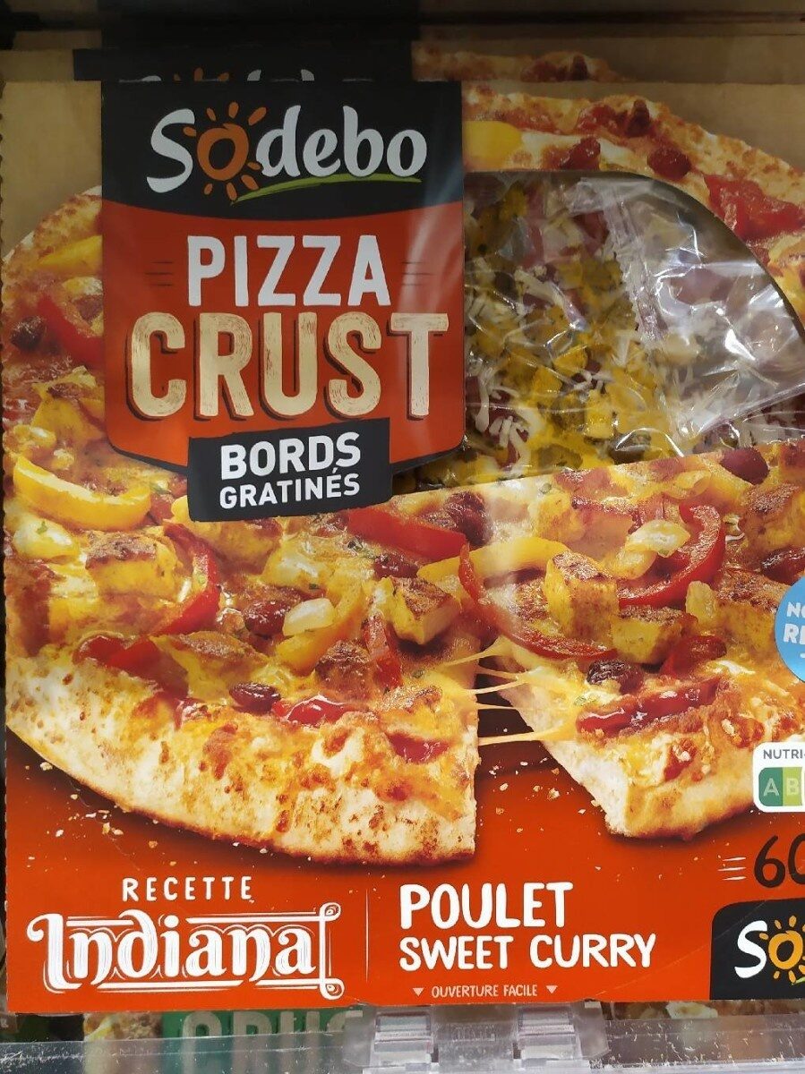 Pizza Crust, poulet sweet curry - Bords gratinés - Produit