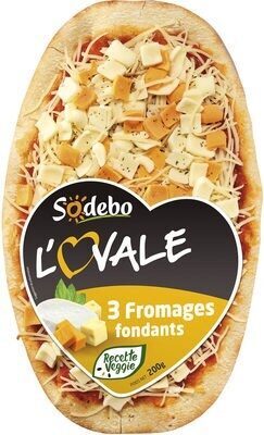 Pizza L'Ovale 3 fromages fondants - Produit