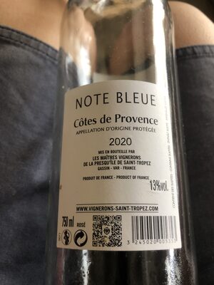 Note bleue cote de provence - Produkt - fr