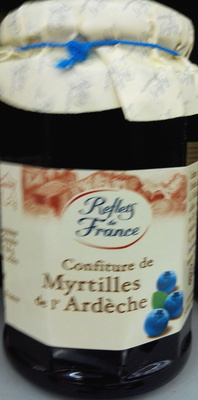 Confiture de myrtilles de l'Ardèche - Produit