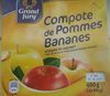 4X100G Compote Pommes / Bananes Grand Jury - Produkt
