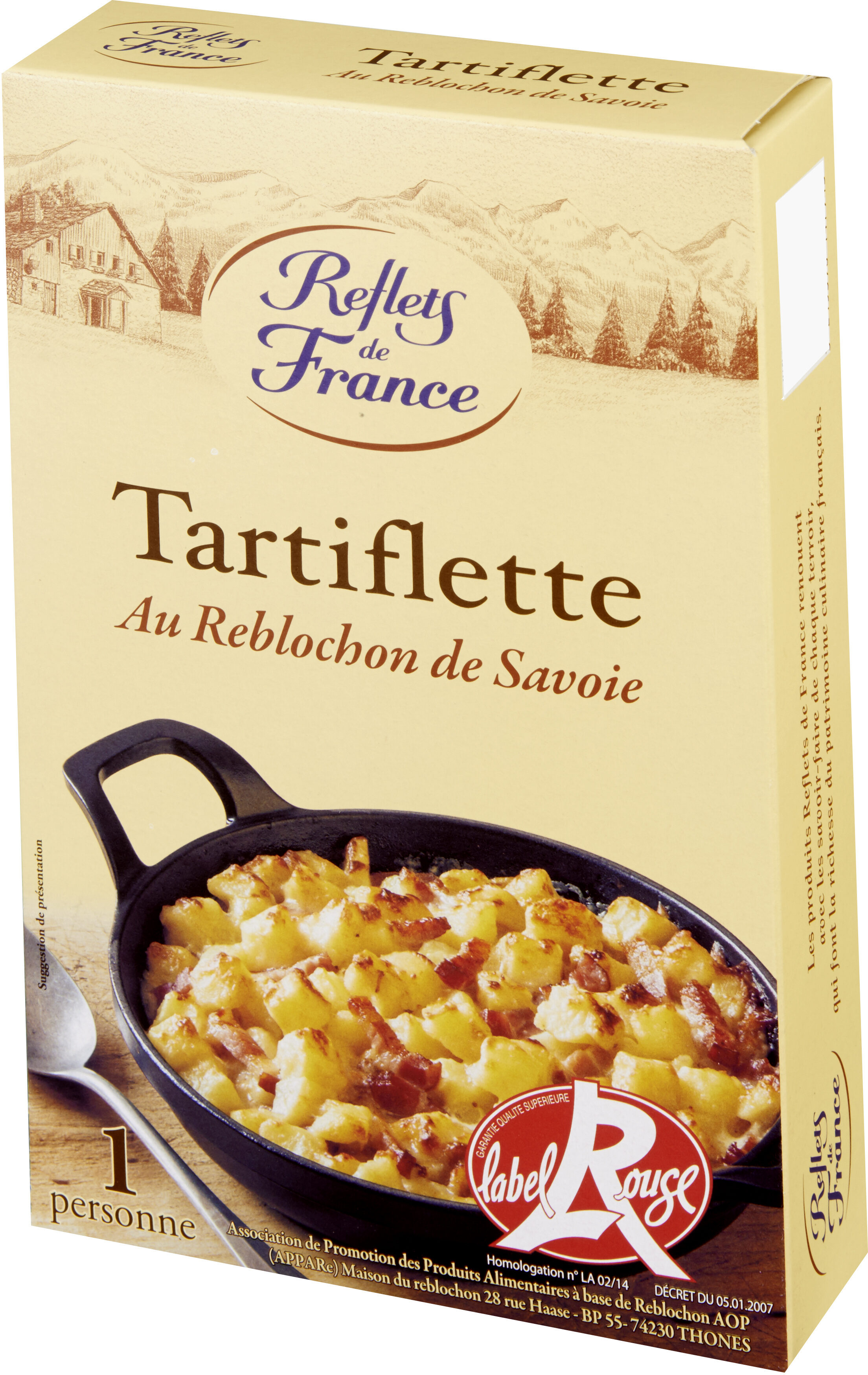 Tartiflette au Reblochon de Savoie Label Rouge - 产品 - fr