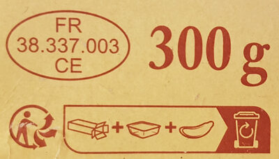 Tartiflette au Reblochon de Savoie Label Rouge - Wiederverwertungsanweisungen und/oder Verpackungsinformationen - fr