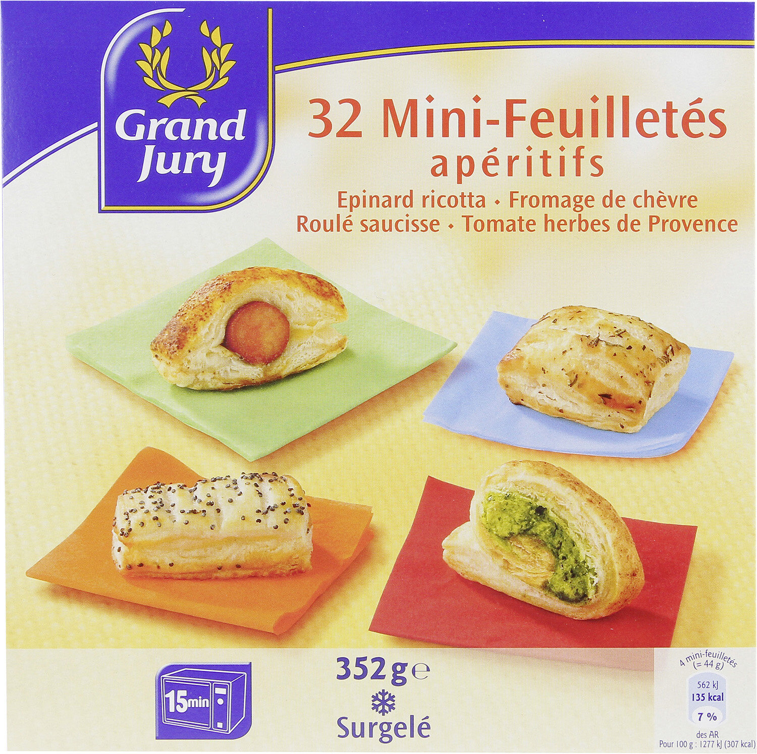 32 mini-feuilletés aperitifs - Produit
