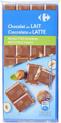 Chocolat Au Lait Noisettes entières - Produkt - fr