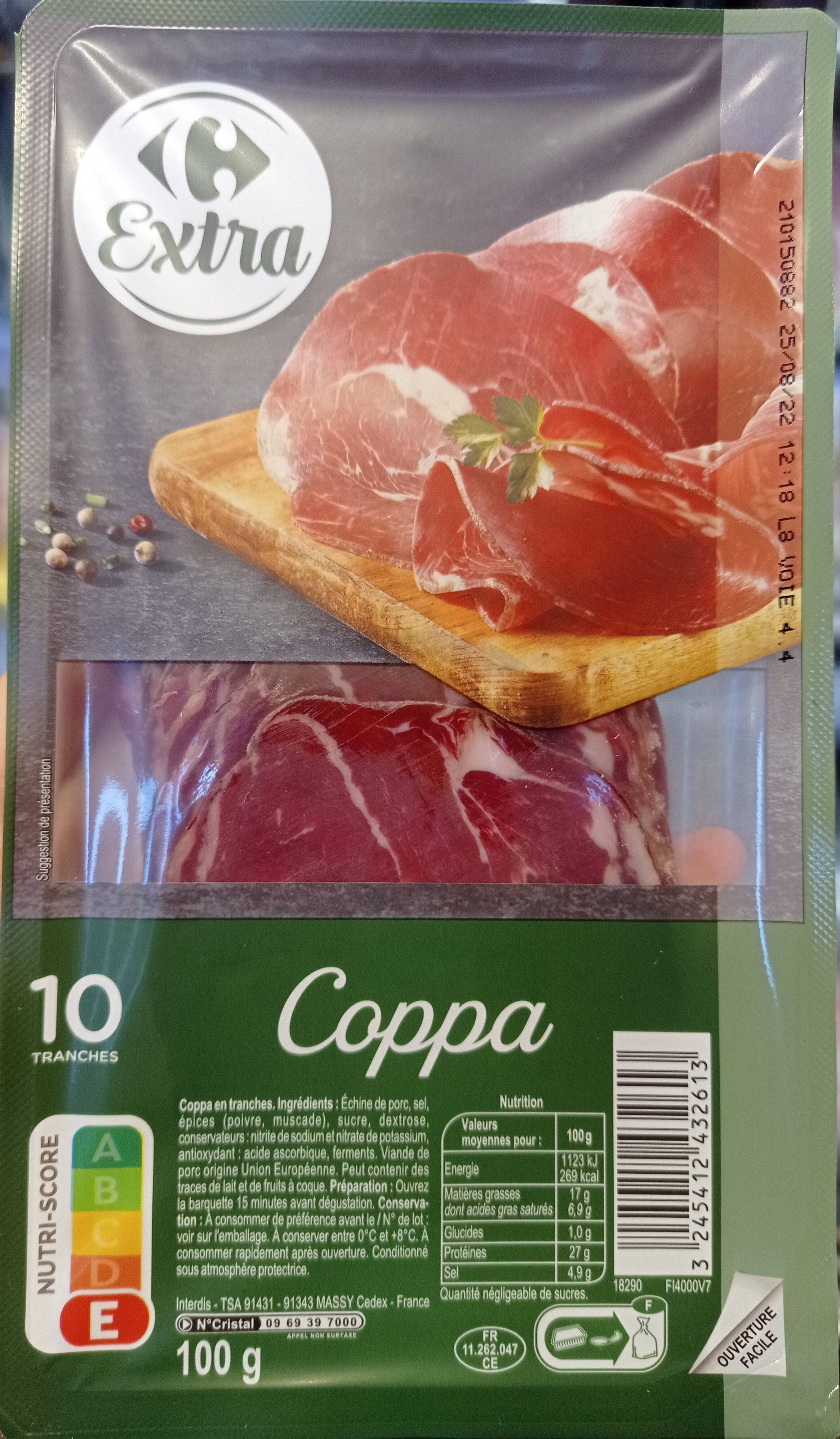 Coppa 10 tranches - Product - fr