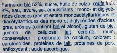 12 Briochettes - Ingrediënten - fr
