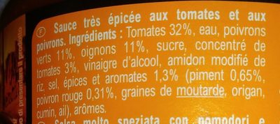 Spicy Salsa - Ingredientes - fr