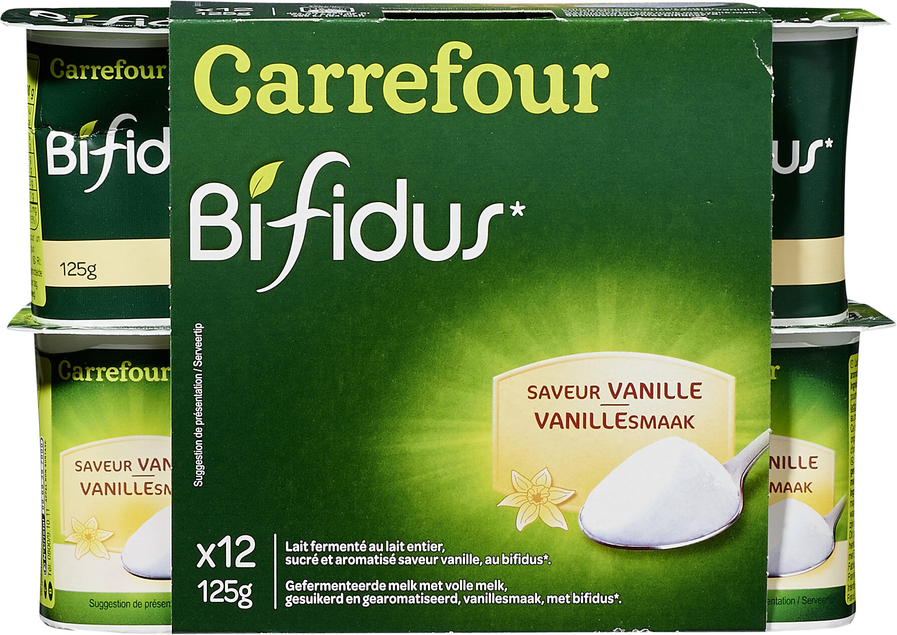 Bifidus* saveur vanille - Produit