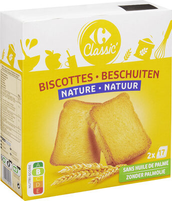 Biscottes Nature - نتاج - fr