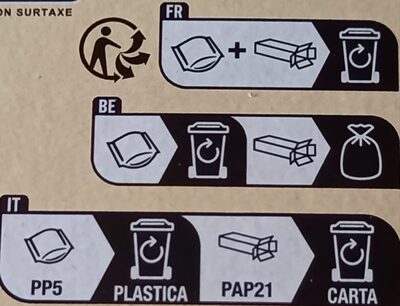 Biscuits Nature - Recycling instructions and/or packaging information - fr