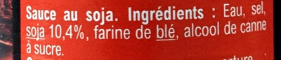 Sauce au soja salée - Ingredienti - fr