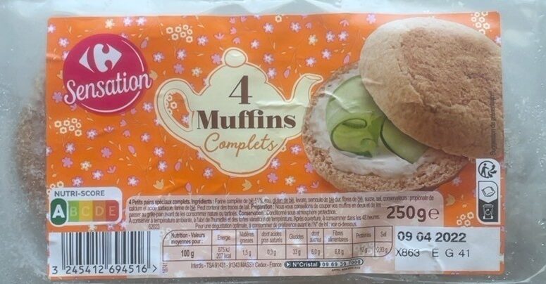 Muffins complets - Produit
