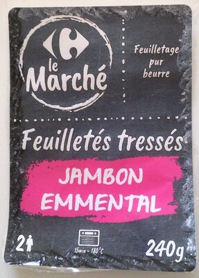 Feuilletés tressés jambon emmental - Product - fr