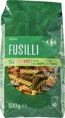 Pâtes Fusilli tricolores - Producte - fr