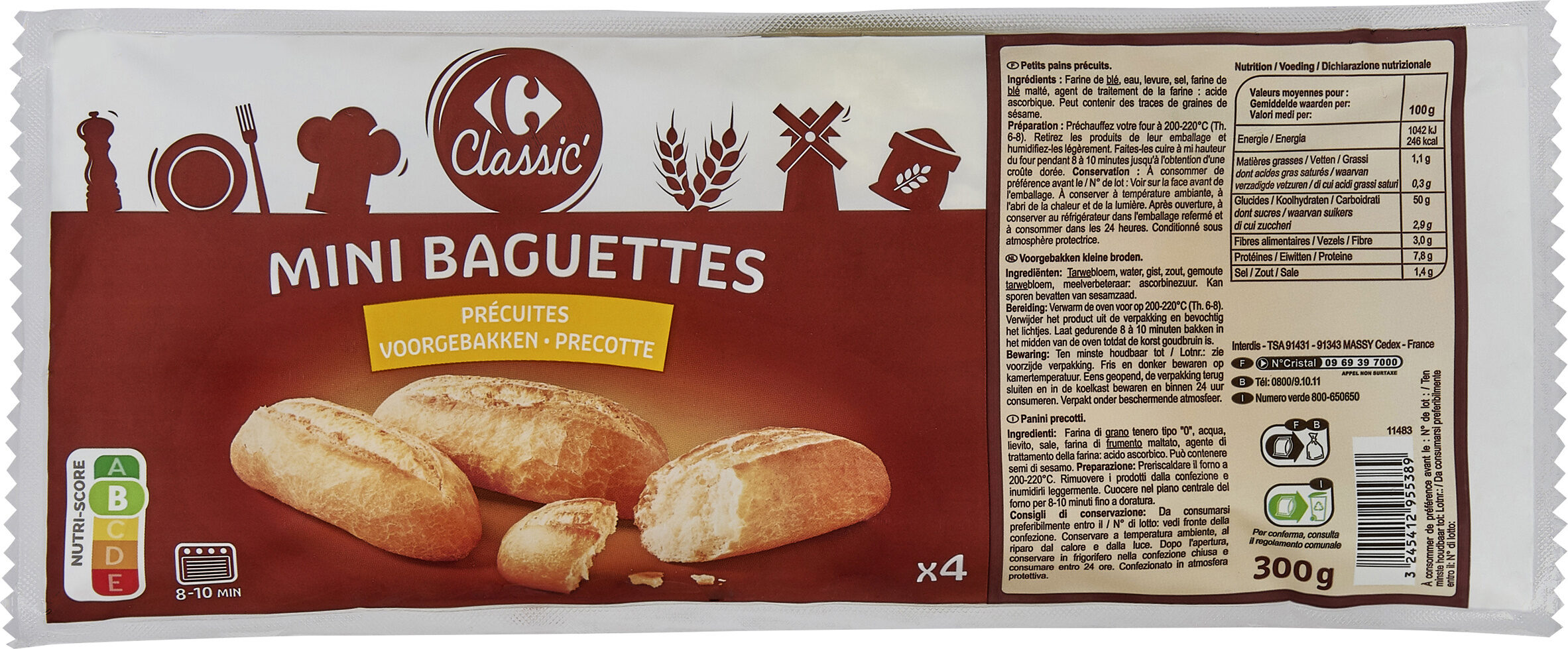 Mini baguettes - Prodotto - fr