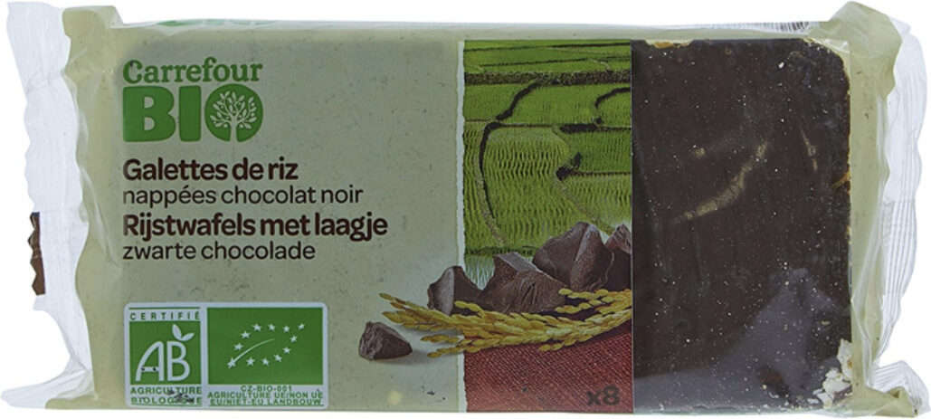 Galettes de riz nappées chocolat noir - Producte - fr