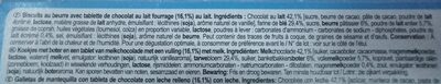 Les Tablettes COEUR AU LAIT CHOCOLAT AU LAIT - Ingredienti - fr