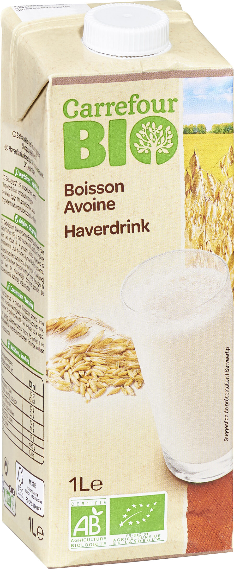 Boisson avoine - Producto - fr