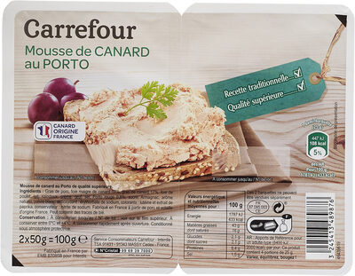 Mousse au Canard Au Porto - Produkt - fr