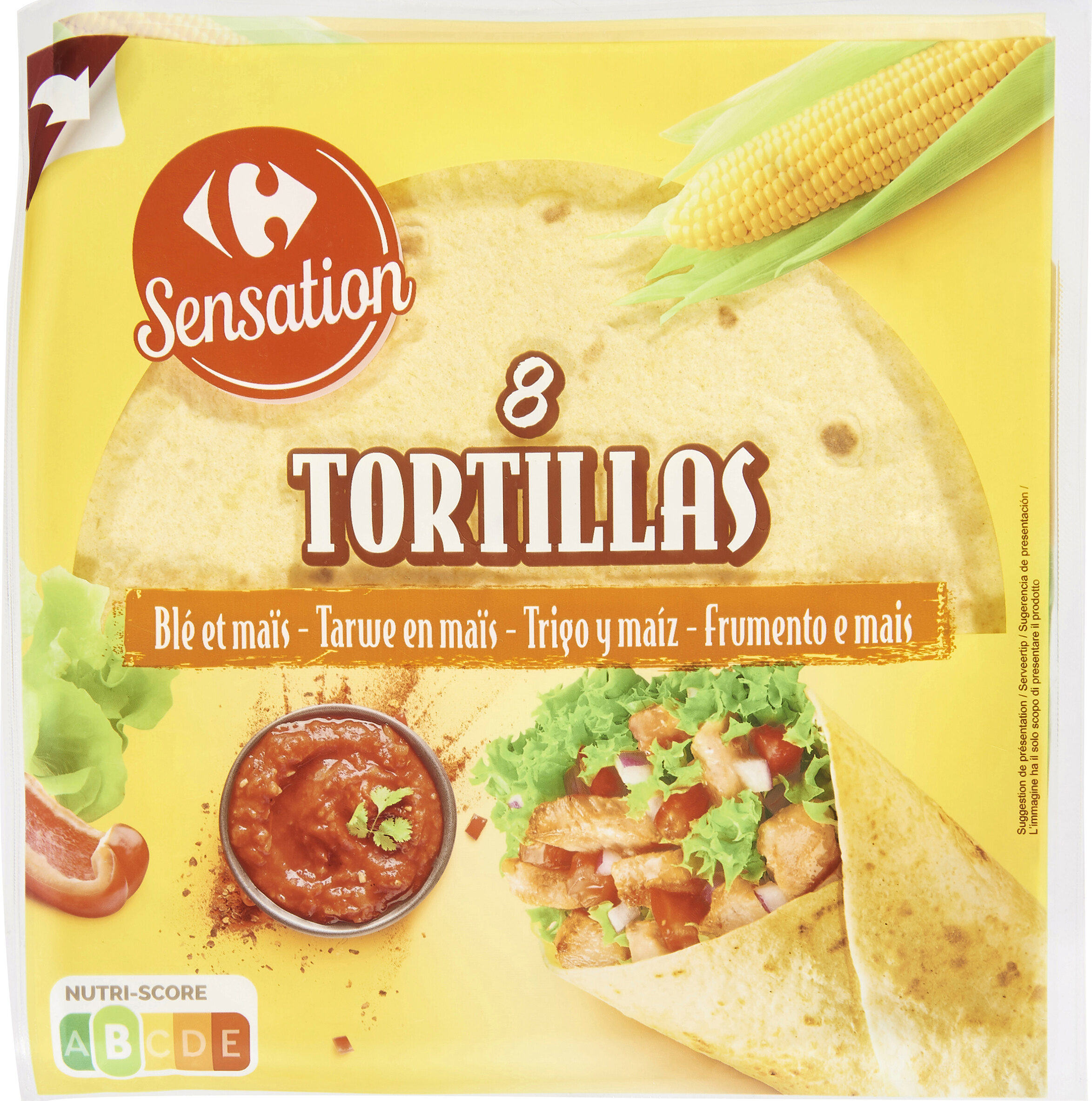 8 tortillas - Product - fr