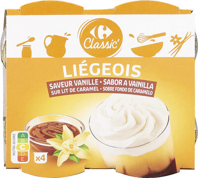 Liégeois Saveur vanille sur lit de caramel - Product - fr