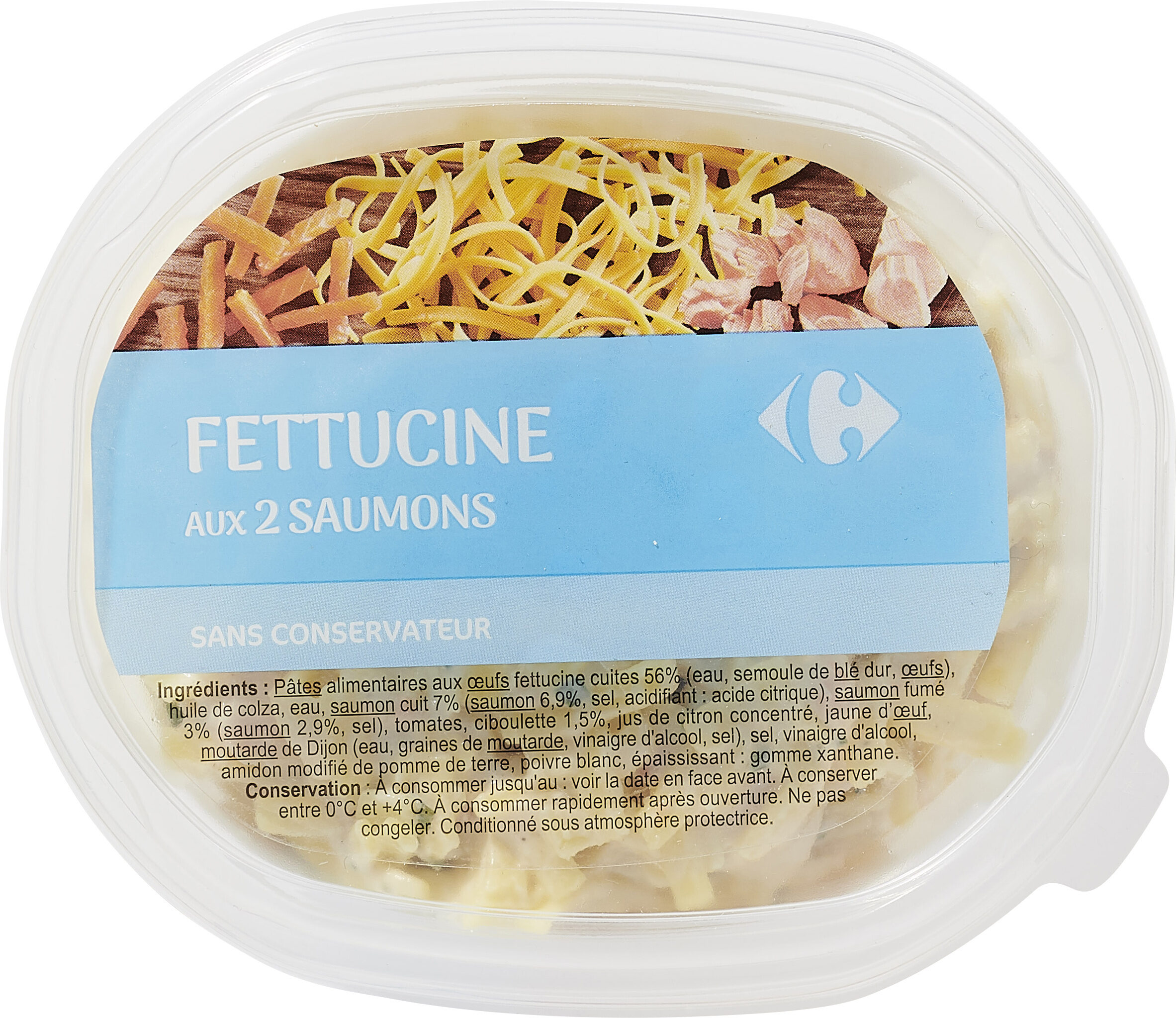 Fettucine aux 2 saumons - Produit