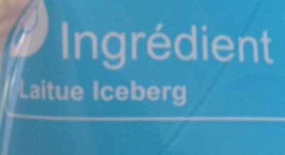 Iceberg - Ingrédients