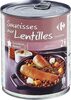 Saucisses aux Lentilles Cuisinées - Produto